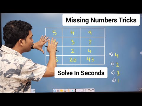 Missing Numbers Tricks Reasoning Tricks Maths Tricks imran sir maths - Mathematics video for Grade 10