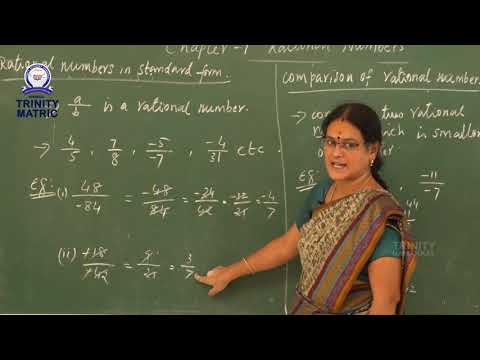 8TH MATHS CHAPTER 1 RATIONAL NUMBERS Trinity matric Online classes - Mathematics video for Grade 8