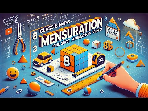CBSE Class 8 Maths Mensuration Animation in English digitalguruji3147 - Mathematics video for Grade 8