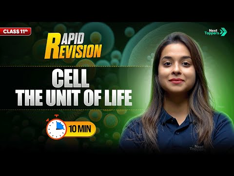 Cell The Unit of Life Quick Revision CBSE Class 11 Biology Rapid Revision Full Chapter in Mins - Biology video for Grade 11