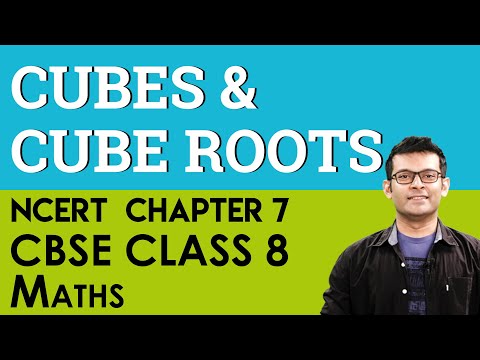 Cubes And Cube Roots CBSE Class 8 - Mathematics video for Grade 8
