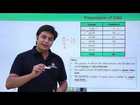 Class 9th - Statistics - Presentation of Data - Mathematics video for Grade 9