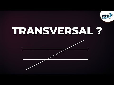 Angles Formed by a Transversal with Two Parallel Lines Infinity Learn - Mathematics video for Grade 9