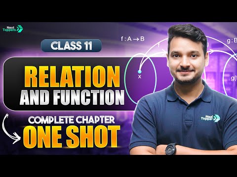 Relations and Functions Class 11 One Shot NCERT 11th Maths Chapter-2 CBSE 2025-26 Exam - Mathematics video for Grade 11