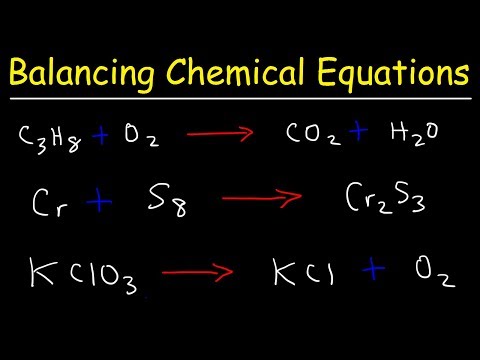 How To Balance Chemical Equations - Science video for Grade 10