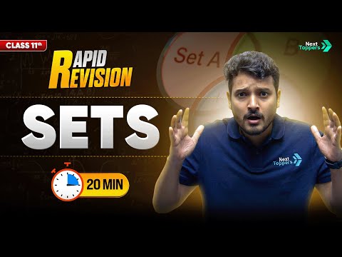 Sets Class 11 Rapid Revision Class 11th Maths Chapter-1 Revision Kuldeep Sir - Mathematics video for Grade 11