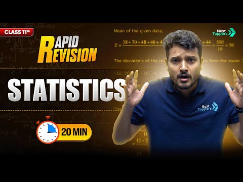 Statistics Quick Revision CBSE Class 11th Maths Full Chapter in 20 Mins Rapid Revision -  video for Grade 10