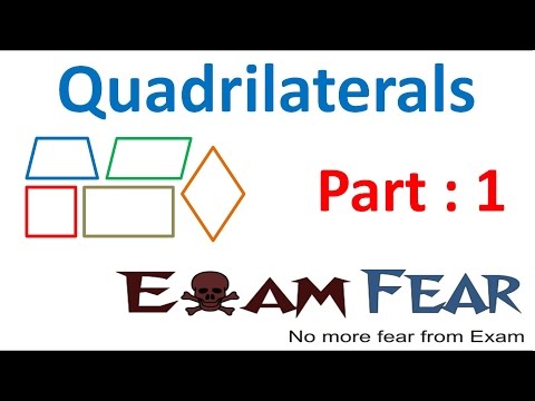 Maths Quadrilaterals part 1 Introduction, Angle sum property CBSE class 9 Mathematics IX - Mathematics video for Grade 9
