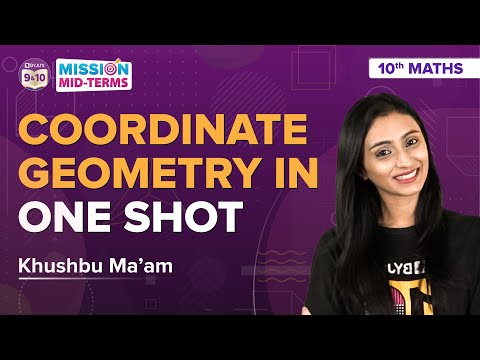 Coordinate Geometry in One Shot Class 10 Maths Chapter 7 Concepts CBSE Class 10 Midterm Exams - Mathematics video for Grade 10