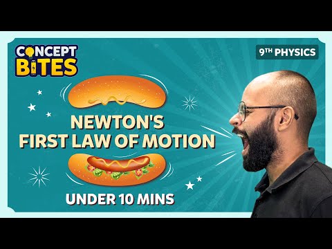 Newtons First Law of Motion Under 10 mins Force and Laws of Motion Grade 9 BYJUS - Physics video for Grade 9