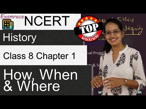 NCERT Class 8 History Chapter 1 How, When And Where English CBSE - Social Science video for Grade 8