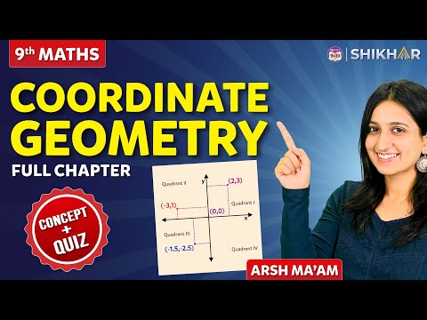 Coordinate Geometry Full Chapter - 3 Concept Quiz Class 9 SHIKHAR 2024 - Mathematics video for Grade 9
