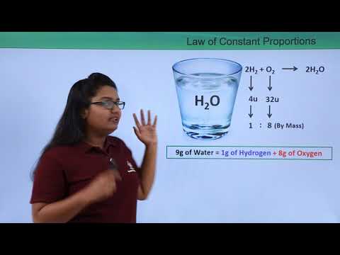 Class 9th Laws of Chemical Combination Atoms and Molecules Tutorials Point - Science video for Grade 9