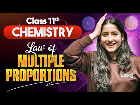 Prarambh 2025 Law of Multiple Proportions Class 11 Explained in 1 Mins 11th Chemistry Chapter-1 - Chemistry video for Grade 11