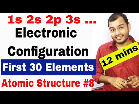 How To do Electronic Configuration Atomic Structure 08 Electronic Configuration spdf - Chemistry video for Grade 11