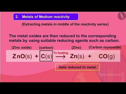 Extraction of Metals Part 11 English Class 10 - Science video for Grade 10