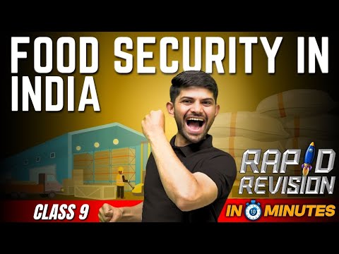 Food Security In India 10 Minutes Rapid Revision Class 9 SST - Social Science video for Grade 10