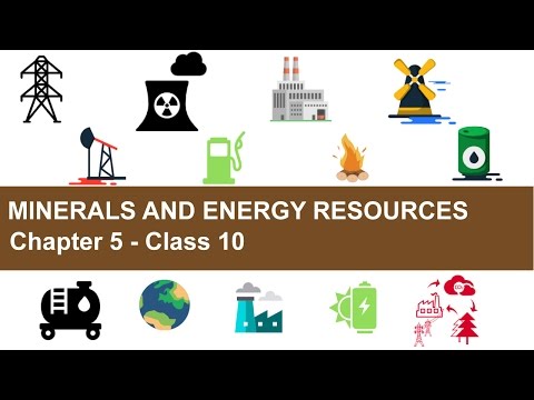 Minerals and Energy Resources - Chapter 5 Geography NCERT Class 10 - Social Science video for Grade 10