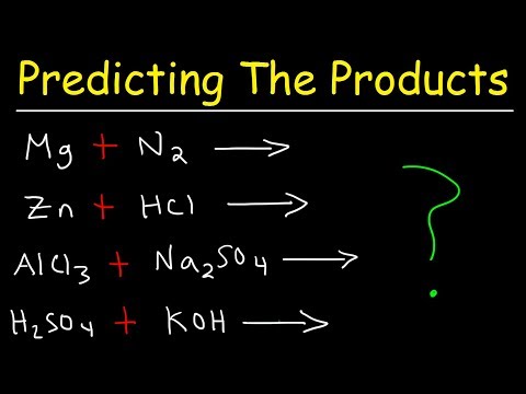 Predicting The Products of Chemical Reactions - Chemistry Examples and Practice Problems - Science video for Grade 10