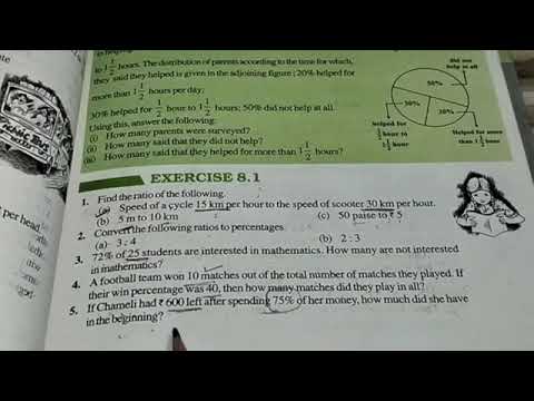 Ex-8.1 Chapter -8 Comparing Quantity Class 8th Maths - Mathematics video for Grade 8