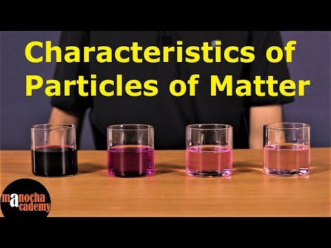 Matter in Our Surroundings Characteristics of Particles of Matter - Science video for Grade 9