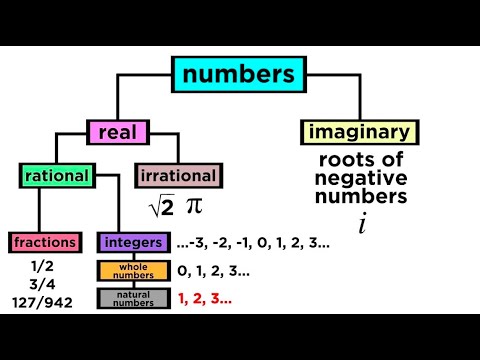 What are the Types of Numbers? Real vs. Imaginary, Rational vs. Irrational - Mathematics video for Grade 9
