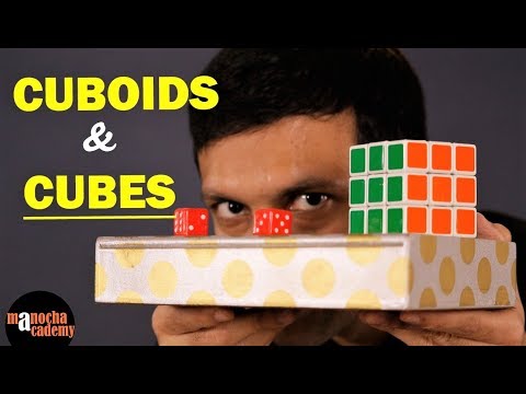Surface Area and Volume of Cube and Cuboid Maths - Mathematics video for Grade 9