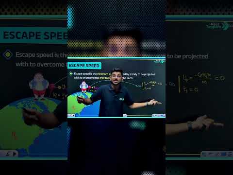 What is Escape Velocity? Class 11th Physics - Physics video for Grade 11