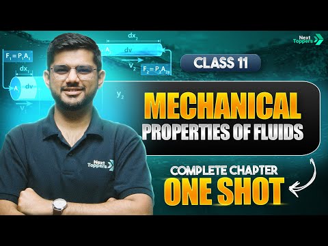 Mechanical Properties of Fluids Class 11 One Shot Class 11 Physics Chapter-10 CBSE 2025-26 Exam - Physics video for Grade 11