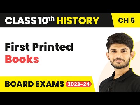 First Printed Books - Print Culture and the Modern World Class 10 History 2023-24 - Social Science video for Grade 10