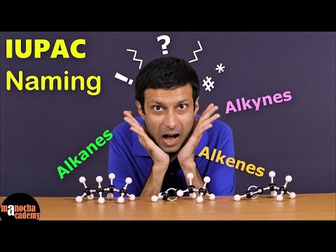 IUPAC Nomenclature Alkanes, Alkenes, Alkynes - Science video for Grade 10