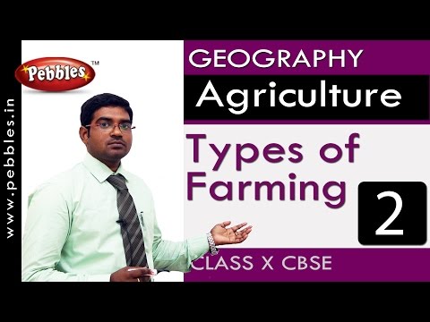 Types of Farming Agriculture Geography CBSE Class 10 Social Sciences - Social Science video for Grade 10