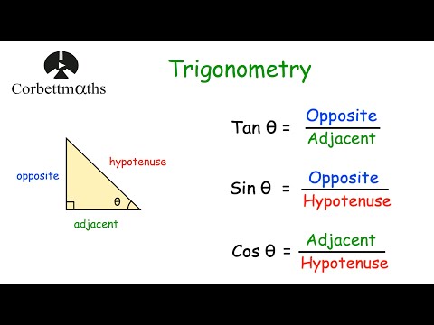 Trigonometry Introduction - Corbettmaths - Mathematics video for Grade 10