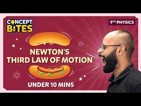 Newtons Third Law of Motion under 10 minutes Force and Laws of Motion Grade 9 BYJUS - Physics video for Grade 9