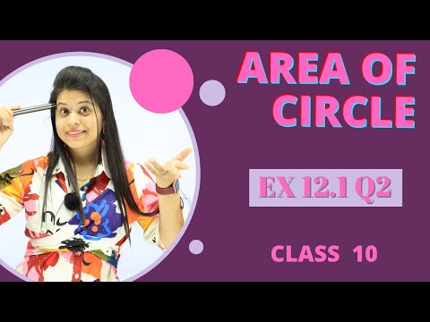 Ex 12.1 Q2 Area related to circles Chapter 12 Class 10 Maths NCERT - Mathematics video for Grade 10