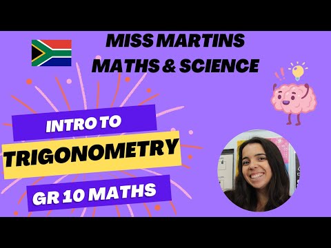 Trigonometry Grade 10 Introduction to trig - Mathematics video for Grade 10