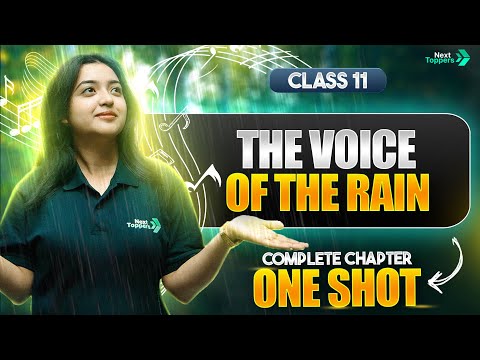 The Voice of the Rain Class 11 One Shot NCERT Class 11th English Full Chapter Summary CBSE 2026 - English video for Grade 11