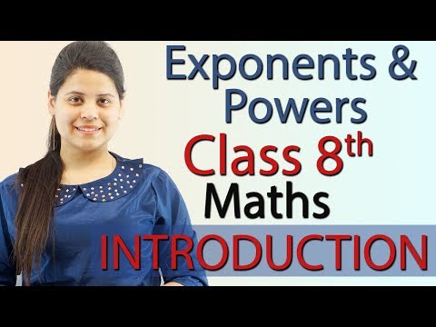 Introduction - Exponents and Powers - Chapter 10, NCERT Class 8th Maths - Mathematics video for Grade 8