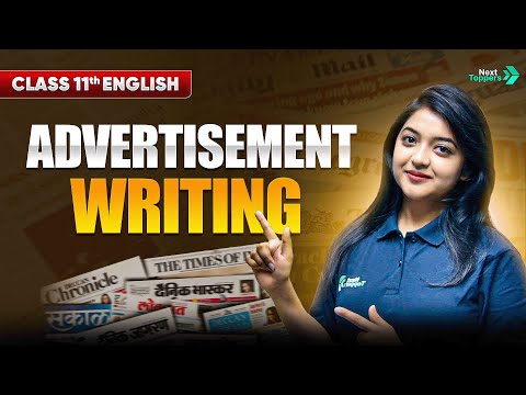 Classified Advertisement Writing Class 11 English CBSE 2025-26 Exam Magnollia Maam -  video for Grade 10