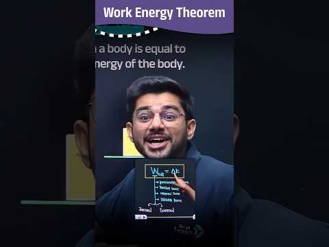 1 Min में Work Energy Theorem Class 11 Physics - Physics video for Grade 11