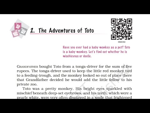 The Adventures of Toto Part 1 Class 9 English - English video for Grade 9