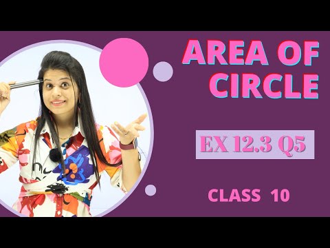Ex 12.3 Q5 Area related to circles Chapter 12 Class 10 Maths NCERT - Mathematics video for Grade 10