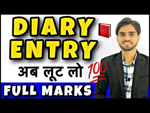 Diary Entry Diary Entry FormatsEnglishExamplesClass 9th10th11th Diary Kaise Likhte Hai - English video for Grade 8