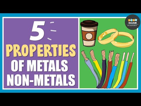 Physical Properties of Metals and Non-metals Chemistry - Science video for Grade 10