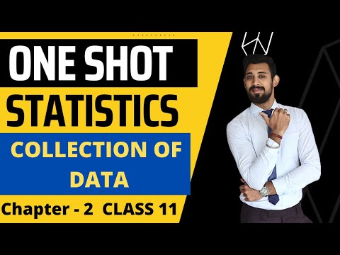 Collection Of Data ONE SHOT Chapter 2 Statistics - Mathematics video for Grade 9