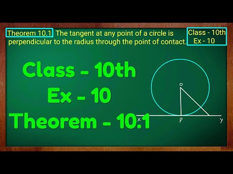Class - 10 Ex - 10 Theorem 10.1 Maths Cirlces NCERT CBSE - Mathematics video for Grade 10