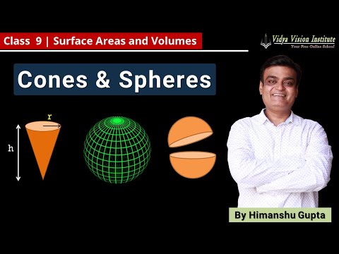 Surface Areas and Volumes - Cones Spheres Class 9 Maths Chapter 13 CBSE, NCERT - Mathematics video for Grade 9