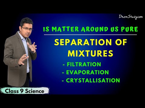 Is Matter Around Us Pure Separation Of Mixtures CBSE Class 9 Science Chemistry Free Education - Science video for Grade 9