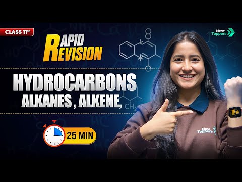 Hydrocarbons Alkanes, Alkenes Alkynes CBSE Class 11th Chemistry Rapid Revision - Chemistry video for Grade 11