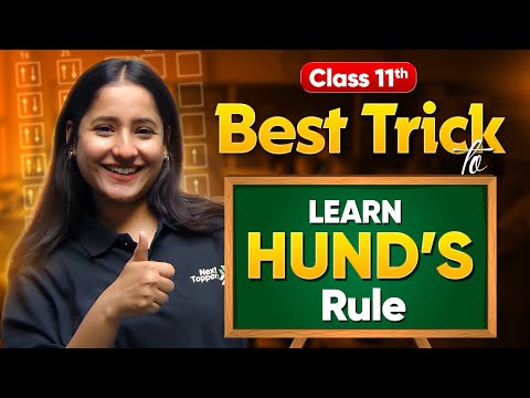 Best TRICK To Learn HUNDS RULE Class 11th Chemistry Chapter-3 Periodic Classification of Elements - Chemistry video for Grade 11